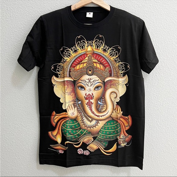 Thai Ganesh Phra Phikanet Graphic T-shirt - Picture 1 of 4